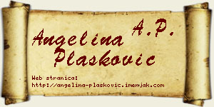 Angelina Plasković vizit kartica